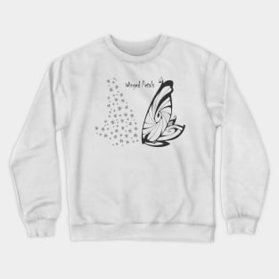 Wings Petals butterfly Flowers Best Gift For Mothers Crewneck Sweatshirt